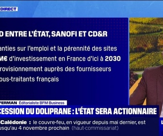 Replay La chronique éco - Doliprane: l'État devient actionnaire à hauteur de 2% de la filiale Opella pour pouvoir poser ses conditions à l'entreprise américaine