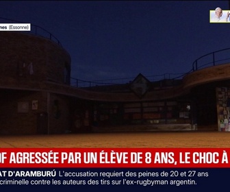 Replay BFM Première - Une professeure violemment agressée par un enfant de 8 ans