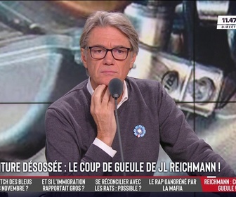 Replay Les Grandes Gueules - Le coup de gueule de Jean-Luc Reichmann atterré devant la voiture de sa belle-mère désossée