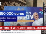 Replay BFM Première - Visite du pape à Metz: une association dénonce le budget consacré par la ville