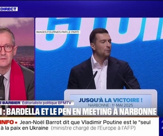 Replay 20H BFM - LE CHOIX DE CHRISTOPHE - Meeting du Rassemblement national: deux discours, une ligne ?