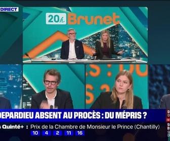 Replay 20h Brunet - Depardieu absent au procès : du mépris ? - 28/10