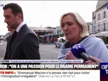 Replay 20H BFM - Pour Marine Le Pen, Emmanuel Macron n'a jamais rien fait pour lutter contre l'immigration irrégulière