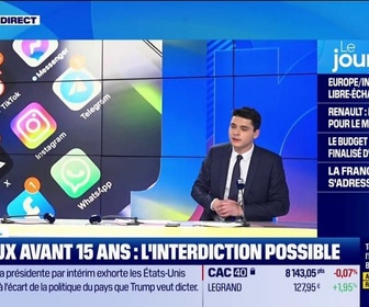 Replay Good Morning Business - Vers une interdiction des réseaux sociaux avant 15 ans