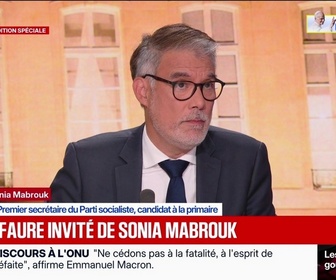 Replay 100% Mabrouk - Olivier Faure, l'invité de Sonia Mabrouk - 22/09