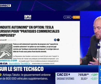Replay Tech & Co, la quotidienne - À lire sur le site Tech&Co : Conduite autonome en option, Tesla poursuivi pour pratiques commerciales trompeuses, par Pierre Berge-Cia - 24/06