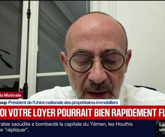 Replay BFM Première - Encadrement des loyers: Un mécanisme qui repose sur des bases qui sont fausses, estime Sylvain Grataloup, président de l'Union nationale des propriétaires immobiliers