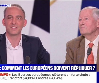 Replay BFM Story - Taxes douanières américaines: L'Europe doit montrer qu'elle est un pôle de stabilité, avec des politiques lisibles, affirme Raphaël Glucksmann