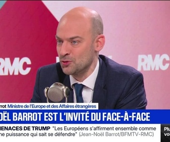 Replay Face à Face - Conseil de paix de Donald Trump: Nous avons exprimé des réserves sur sa charte, explique Jean-Noël Barrot, ministre des Affaires étrangères