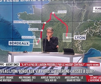 Replay Les Grandes Gueules - Nouvelle ligne Ouigo Lyon/Bordeaux via Paris : le Massif central (encore) laissé à quai ?