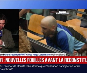 Replay BFM Première - Jubillar: de nouvelles fouilles ont lieu avant la reconstitution