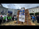 Replay Les agriculteurs manifestent à Bruxelles contre l'accord commercial UE-Mercosur