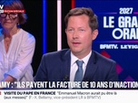 Replay Le Grand Oral 2027 - On a un État qui s'endette pour payer les retraites de nos aînés, dénonce François-Xavier Bellamy, vice-président des Républicains