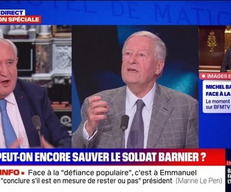 Replay Face à Duhamel : Jean-Pierre Raffarin - À quoi ressemblerait l'après-Barnier ? - 04/12