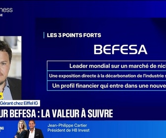 Replay BFM Bourse - Valeur ajoutée : Ils apprécient Befesa - 26/08