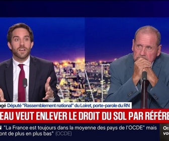 Replay BFM Grand Soir - Retailleau veut enlever le droit du sol par référendum - 08/09