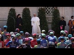 Replay Les cyclistes du Giro bénis par le pape Léon XIV au Vatican