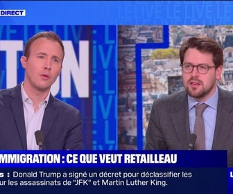 Replay Le Live BFM - Immigration : Retailleau veut un référendum - 24/01