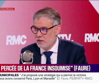 Replay Face à Face - Municipales 2026: Il n'y a pas eu de percée de la France insoumise, déclare Olivier Faure, premier secrétaire du Parti socialiste