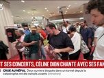 Replay BFM Première - Tout mon budget vacances part dans la boutique: les fans se pressent au pop-up store Céline Dion
