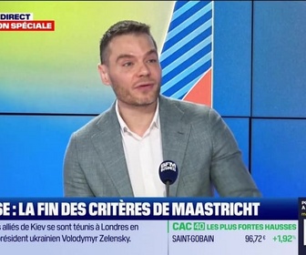 Replay Good Morning Business - Défense : la fin des critères de Maastricht - 03/03