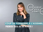 Replay Chaque voix compte - Coup de tonnerre à l'Assemblée : premier texte du RN adopté !