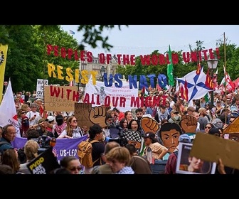 Replay La Haye : une manifestation anti-OTAN à quelques jours d'un sommet majeur