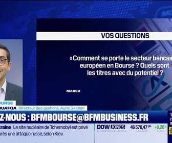 Replay BFM Bourse - Culture Bourse :Comment se porte le secteur bancaire européen en Bourse ? Quels sont les titres avec du potentiel ?, par Julie Cohen-Heurton - 02/10
