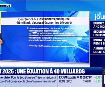 Replay Good Morning Business - Budget 2026 : une équation à 40 milliards d'euros