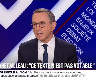 Replay BFM Politique - Suspension de la réforme des retraites: C'est une lâcheté, lance Bruno Retailleau (LR), qui assure qu'on lui avait signifié que jamais on n'y toucherait
