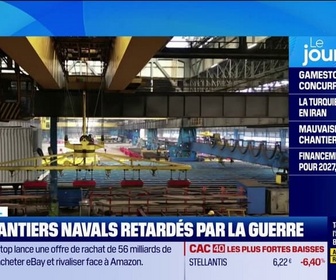 Replay Good Morning Business - Les chantiers navals retardés par la guerre