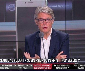 Replay Les Grandes Gueules - Portable au volant = suspension immédiate du permis dans quatre départements : trop sévère ?