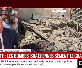 Replay BFM Politique - Moyen-Orient: Dominique de Villepin affirme que ce que font Donald Trump et Benjamin Netanyahu doit avoir des conséquences sonnantes et trébuchantes