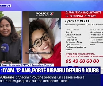 Replay News Box - Vienne : Lyam, 12 ans, porté disparu depuis 9 jours - 19/04