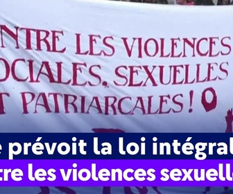 Replay On a de l'info - Que prévoit la loi intégrale contre les violences sexuelles ?