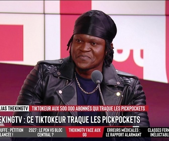 Replay Les Grandes Gueules - TheKingTV, tiktokeur justicier qui traque les pickpockets dans le métro parisien