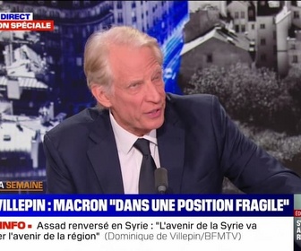 Replay C'est pas tous les jours dimanche - Dominique de Villepin : Prudence sur l'avenir de la Syrie - 08/12