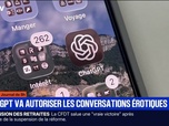 Replay BFM Première - Intelligence artificielle: les conversations érotiques vont bientôt être autorisées sur ChatGPT