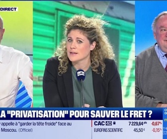 Replay Le débat - Nicolas Doze face à Jean-Marc Daniel : SNCF, la privatisation pour sauver le fret ? - 20/11