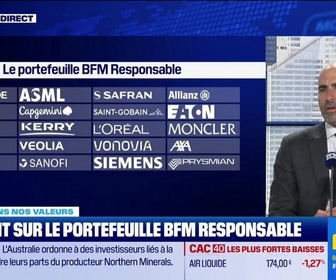 Replay BFM Bourse - Le portefeuille BFM-Responsable : Une hausse 8 fois supérieure à celle des marchés européens depuis le 1er janvier - 18/05