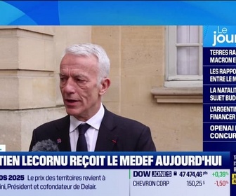Replay Good Morning Business - Sébastien Lecornu reçoit le Medef aujourd'hui