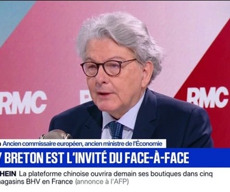 Replay Face à Face - Bruxelles veut augmenter de 50 % le budget jets privés de ses dirigeants, Thierry Breton estime que ce n'est pas le bon moment