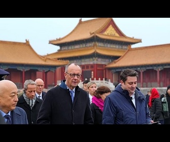 Replay Merz visite la Cité interdite lors de discussions clés sur le commerce avec la Chine