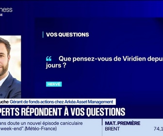 Replay BFM Bourse - Culture Bourse : Que pensez-vous de Viridien depuis 2 ou 3 jours ? , par Julie Cohen-Heurton - 30/06