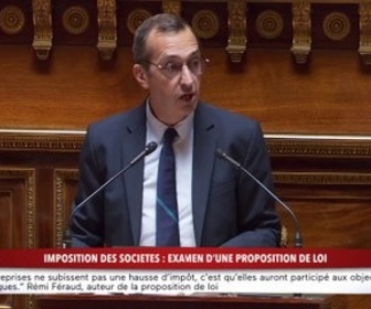 Replay 100% Sénat - Imposition des sociétés : examen d'une proposition de loi