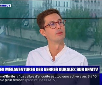 Replay L'image du jour - Duralex réagit avec humour après un test raté de ses verres incassables en direct sur BFMTV