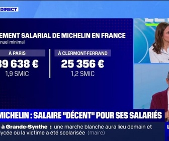 Replay La chronique éco - Pour le président du groupe Michelin, le Smic n'est pas un salaire décent