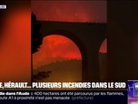 Replay 20H BFM - Aude, Hérault... Le point sur les incendies qui ravagent le sud de la France