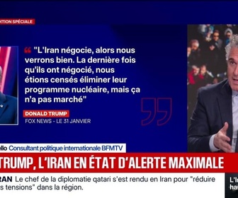 Replay BFM Grand Soir - Édition spéciale : Face à Trump, l'Iran en état d'alerte maximale - 31/01