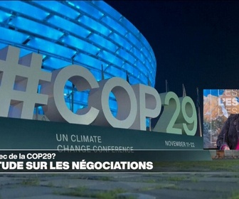 Replay Élément Terre - COP29: inquiétude sur les négociations, le projet d'accord final ne satisfait personne